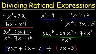 Dividing Rational Expressions [upl. by Lotsirhc668]