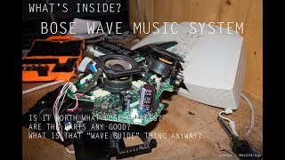 Whats Inside  Bose Wave Music System Teardown [upl. by Zanze82]