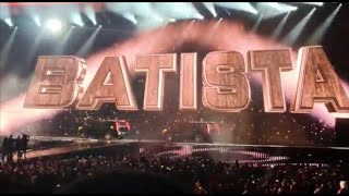 Batista entrance at WrestleMania 35  botch LIVE [upl. by Elburr]