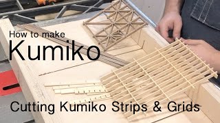 Making Kumiko Strips  How to Kumiko  Japanese Woodworking Skills [upl. by Mureil176]