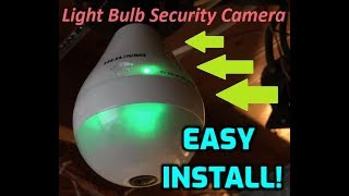 🔥 Transform Your Light Bulb into a Spy Eye Easy DIY Security Camera Installation Guide 🕵️‍♂️🔧 [upl. by Alih]