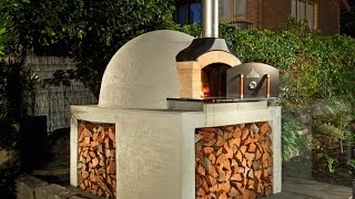 How to Build our Wood Fired Brick Pizza Oven Kit [upl. by Eustasius]