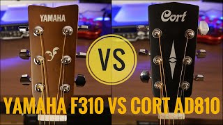 Yamaha F310 vs Cort AD810  Detailed Comparison  The Guitar Chronicles [upl. by Prima911]