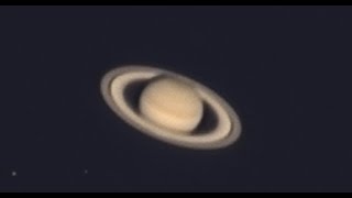 Saturn through my Telescope [upl. by Aihsemaj]