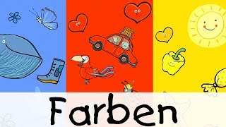 💡 Farben  Kinderlieder zum Lernen [upl. by Piks]