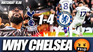 I CAN’T BELIEVE THIS WHY CHELSEA 🤬 Tottenham 14 Chelsea EXPRESSIONS MATCH DAY VLOG [upl. by Ollopa]