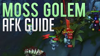 EASY AFK Moss Golems guide  550 Killshr  Runescape [upl. by Oralee281]