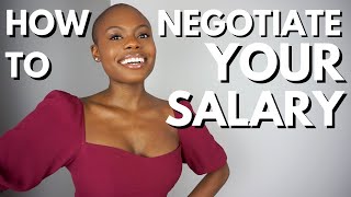 How To Negotiate Your Salary After A Job Offer l 5 Salary Negotiation Tips [upl. by Robma]