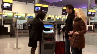 United — London Heathrow T2 check in [upl. by Popper680]