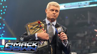 FULL SEGMENT The Rock entices Cody Rhodes to accept his offer at Chamber SmackDown Feb 28 2025 [upl. by Josh]