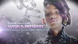 Official Willow Smith quotWhip My Hairquot Video Teaser  WillowSmithcom [upl. by Anelhtak]