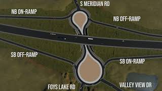 Foys Lake Road Interchange Construction  July 15 2021 [upl. by Copland815]