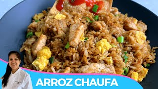 🇵🇪 ARROZ CHAUFA DE POLLO  RECETA PERUANA [upl. by Ytsanyd]