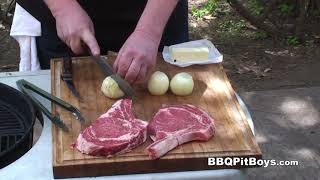 How to grill Rib Steaks amp Beef Sauce  Recipe [upl. by Lieno43]