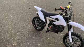 Mototec Demon 50cc dirt bike [upl. by Knipe944]