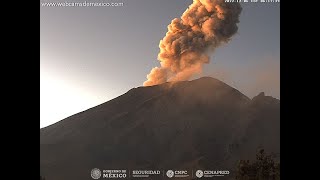 Volcán Popocatépetl EN VIVO  Vista Tlamacas Estado de México [upl. by Neo791]