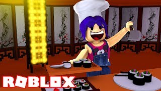 MI RESTAURANTE JAPONÉS  ROBLOX  SUSHI TYCOON [upl. by Ytinirt238]