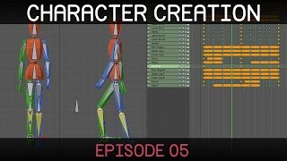 Blender Character Creation E05 Walk animation [upl. by Drageruaeb36]