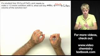 Molarity Practice Problems Part 2 [upl. by Rozalin]