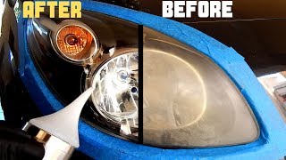 How To Restore Headlights PERMANENTLY  Headlight Atomizing Cup [upl. by Siuqcram123]