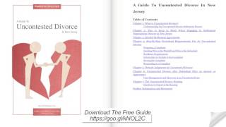 A Guide to Uncontested Divorce in New Jersey [upl. by Ciapha]