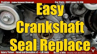 Crank Seal Replacement the Easy Way [upl. by Alra]