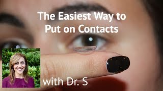 The Easiest Way to Put on Contacts [upl. by Haskins202]