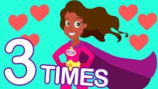 3 Times Table Song  LEARN MATH for Kids Multiplication Song X3 [upl. by Garrison779]