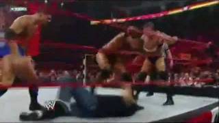 Batista returns 2009 and save Triple H [upl. by Nuawed]