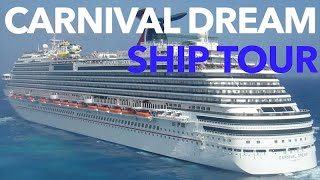 Carnival Dream  Full Walkthrough  Cruise Ship Tour  Carnival Cruise Lines [upl. by Musetta]