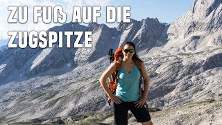 Zugspitze Wanderung übers Gatterl  zu Fuß auf Deutschlands höchsten Berg [upl. by Roots]