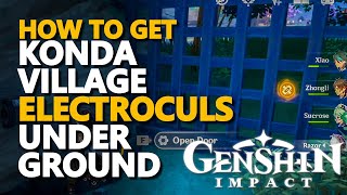 Konda Village Electroculus Genshin Impact Underground [upl. by Acinomahs]