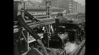 SBahn Berlin Bauarbeiten der NordSüd Verbindung 1934 [upl. by Adirahs]