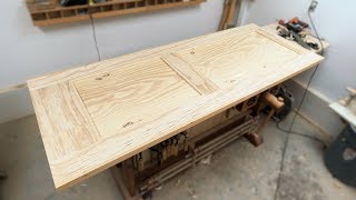 How To Make A REAL Door From Plywood [upl. by Terb]