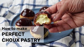 How to make Perfect Choux Pastry [upl. by Neelak160]