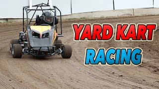 Insane Yard Kart Races In My BackYard Track [upl. by Peedsaj961]