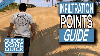 Infiltration Points In Cayo Perico Heist In GTA Online Guide [upl. by Ona]