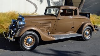 SOLD 1934 Dodge Deluxe DR 5 Five Window Coupe CA [upl. by Levana]