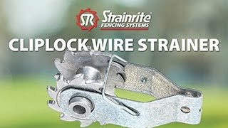 Strainrite  Cliplock Wire Strainer [upl. by Elpmid79]