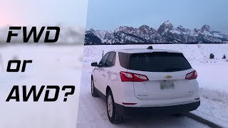 FWD vs AWD in Winter Conditions [upl. by Ahsinut365]