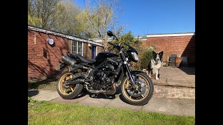 Triumph Street Triple 675 R black and gold review [upl. by Zaid]