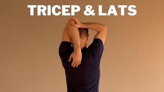 Shoulder Elevation  Triceps Lats Deltoid Stretch  Active Isolated Stretching [upl. by Greenman]