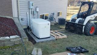 22KW GENERATOR INSTALL with 200 AMP ATS [upl. by Nitsir427]