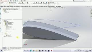 NACA Airfoil SolidWorks Flow Analysiss tutorial  Aerodynamics  Drag Vs Lift Force [upl. by Aicnom]