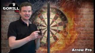 Gorilla Arrow Pro Dartboard Stand Caddy Demo amp Instructions [upl. by Mehalick]