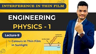 Colours in Thin Film in Sunlight  Engineering Physics1 [upl. by Jariah]