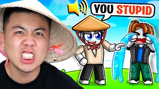 ROBLOX Asian Dad Voice Trolling Noobs Part 4 [upl. by Haeel]