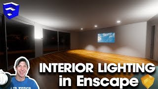 ADDING LIGHTING TO YOUR REALTIME RENDERING with Enscape for SketchUp [upl. by Annairol158]