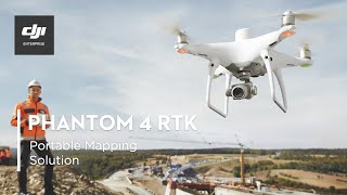 DJI Enterprise Phantom 4 RTK  Compact Mapping Drone [upl. by Nosnek]