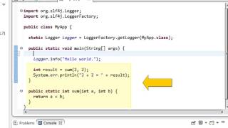 6 minute SLF4J tutorial for the beginner 201306 [upl. by Barimah256]